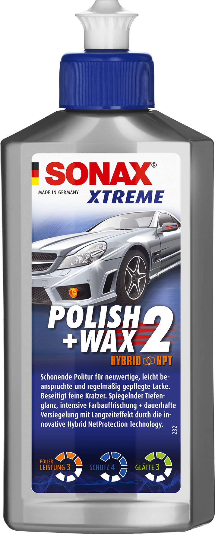  SONAX 3 NanoPro 02022000 Xtreme Polish and Wax
